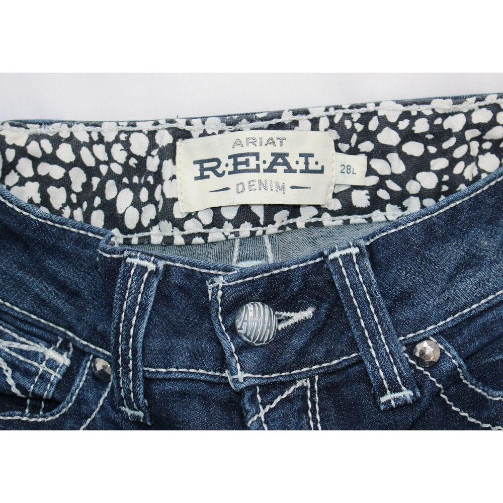 Ariat Women's Skinny Jeans in Dark Blue Denim